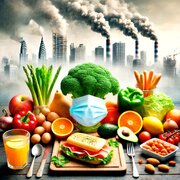 میان دود و آلودگی هوا، تغذیه سپر ورزشکاران است