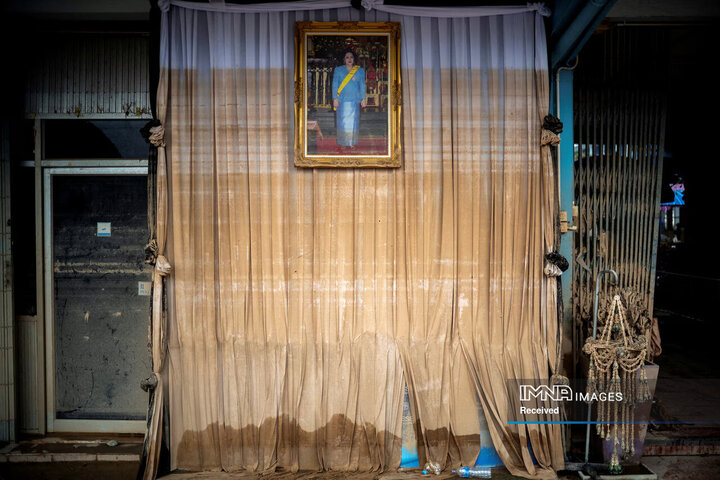 رد سیل در یک خانه در تایلند