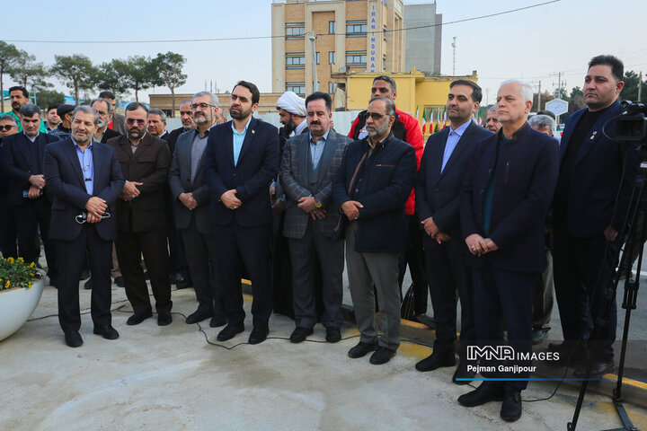 آیین بهره‌برداری از پروژه‌های منطقه 12 شهرداری اصفهان