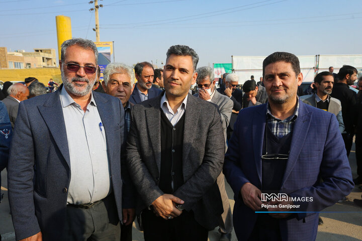 آیین بهره‌برداری از پروژه‌های منطقه 12 شهرداری اصفهان