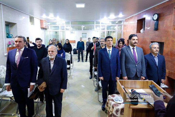 آیین افتتاح نمایشگاه کاشی پرتغال در اصفهان