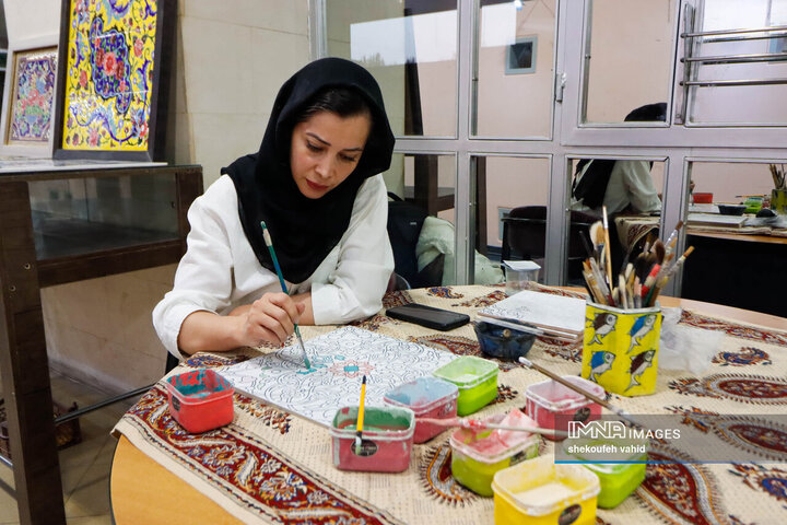 آیین افتتاح نمایشگاه کاشی پرتغال در اصفهان