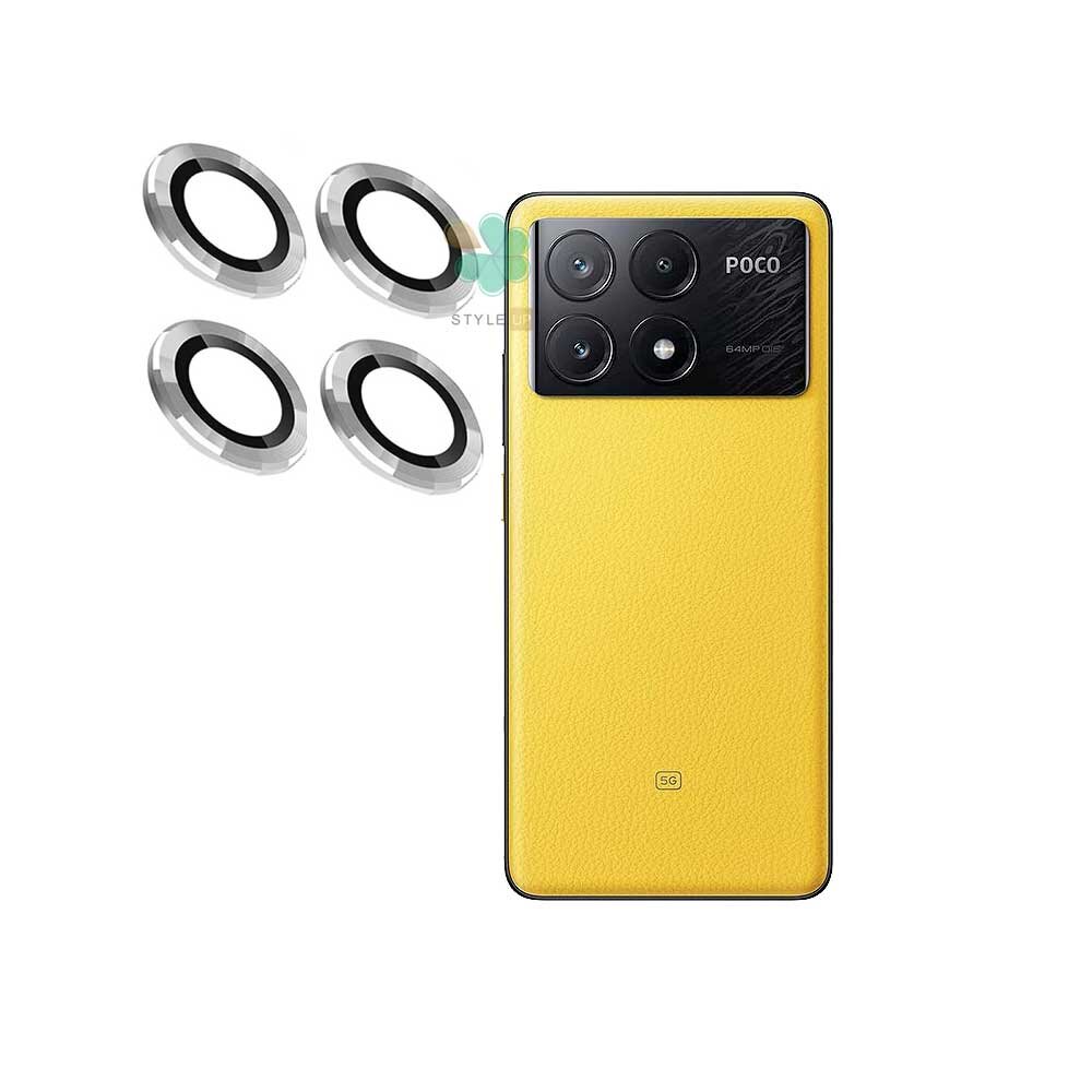 خرید محافظ لنز گوشی دور فلزی مخصوص شیائومی Poco X6 Pro - حفظ وضوح دوربین
