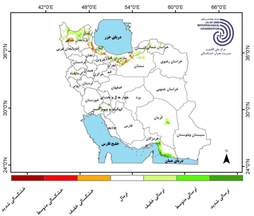 وضعیت بارندگی ایران در سال زراعی ۱۴۰۴ | پیش‌بینی بارش استان ها و تحلیل کارنامه بارش کشور