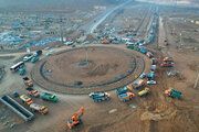 عملیات عمرانی پروژه میدان مادر خمینی‌شهر
