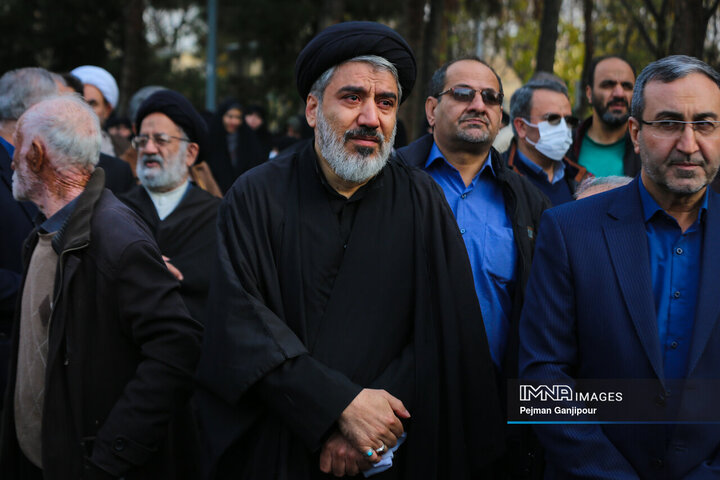 مراسم تشییع آیت‌الله عبدالجواد عبدالهی