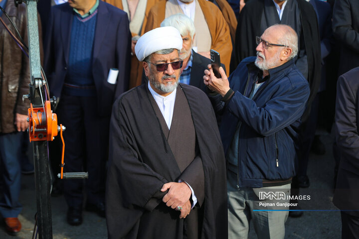 مراسم تشییع آیت‌الله عبدالجواد عبدالهی