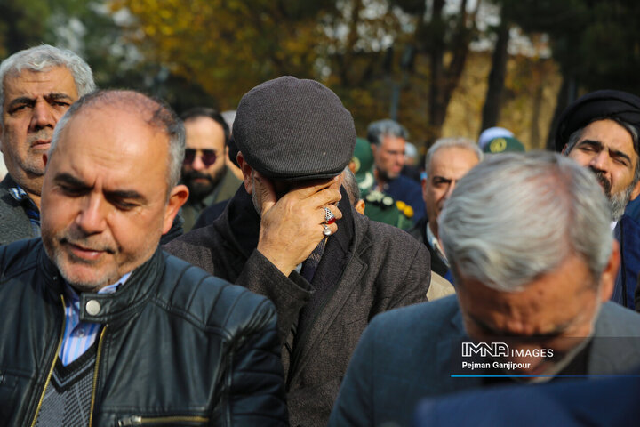 مراسم تشییع آیت‌الله عبدالجواد عبدالهی