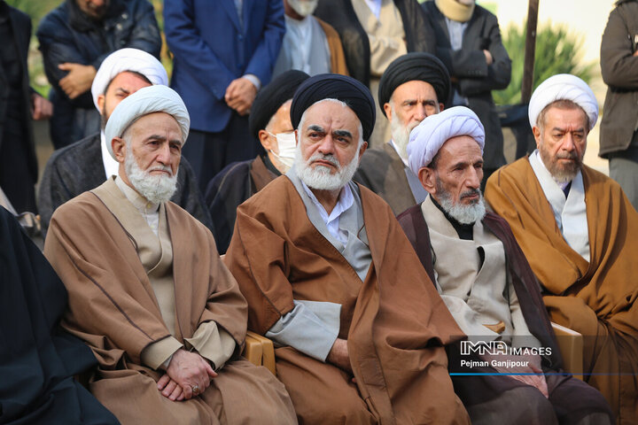 مراسم تشییع آیت‌الله عبدالجواد عبدالهی