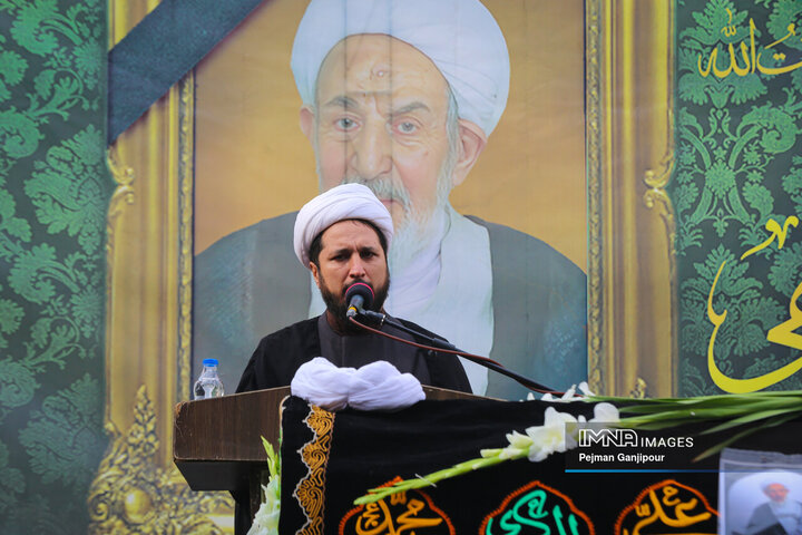 مراسم تشییع آیت‌الله عبدالجواد عبدالهی