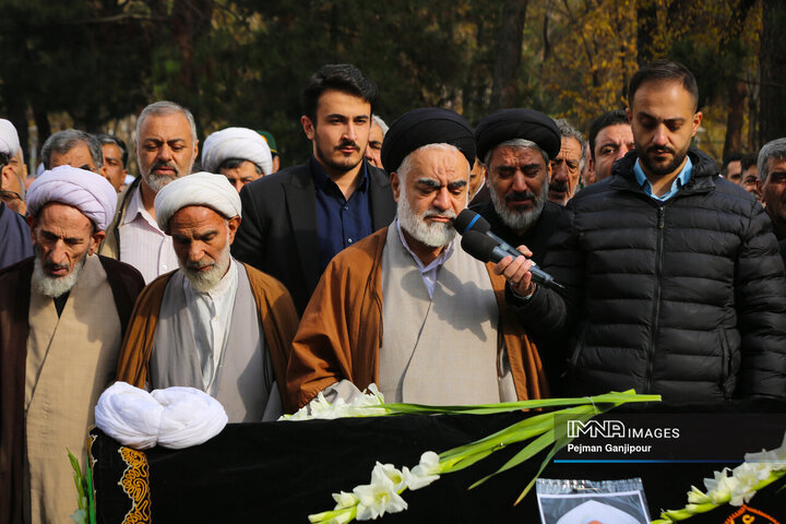 مراسم تشییع آیت‌الله عبدالجواد عبدالهی