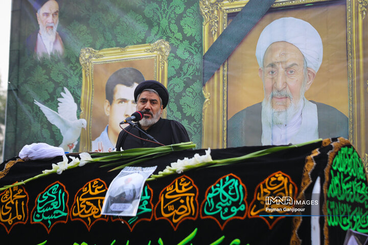 مراسم تشییع آیت‌الله عبدالجواد عبدالهی