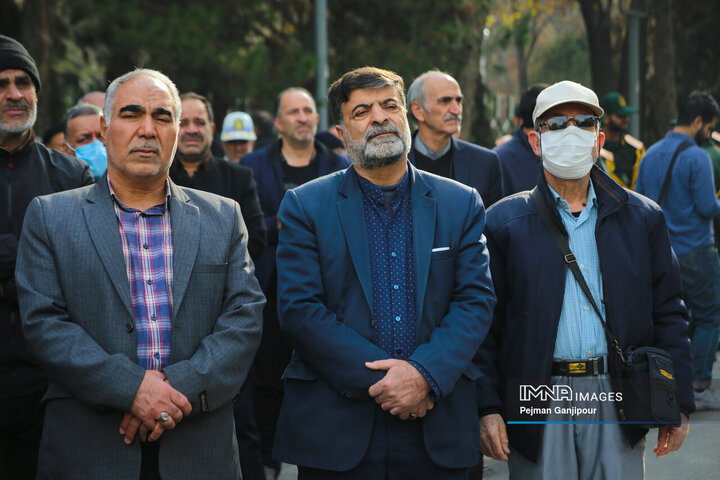 مراسم تشییع آیت‌الله عبدالجواد عبدالهی