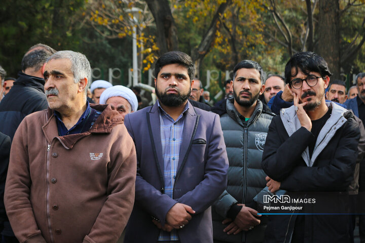 مراسم تشییع آیت‌الله عبدالجواد عبدالهی