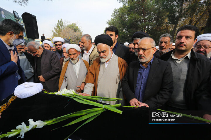 مراسم تشییع آیت‌الله عبدالجواد عبدالهی