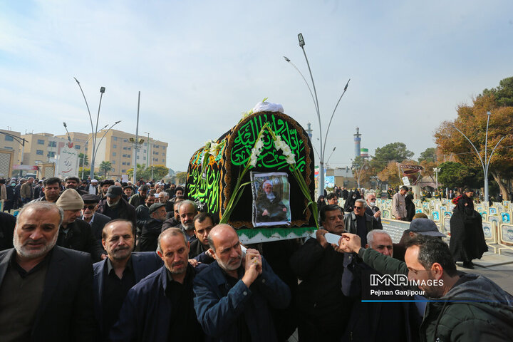 مراسم تشییع آیت‌الله عبدالجواد عبدالهی