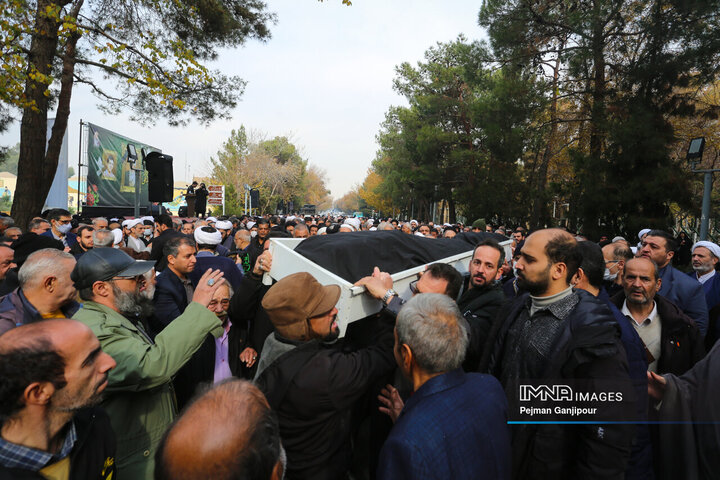 مراسم تشییع آیت‌الله عبدالجواد عبدالهی