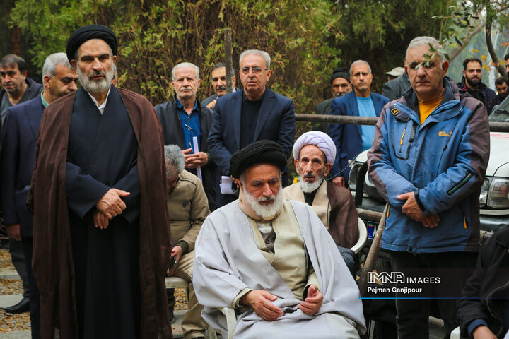 مراسم تشییع آیت‌الله عبدالجواد عبدالهی