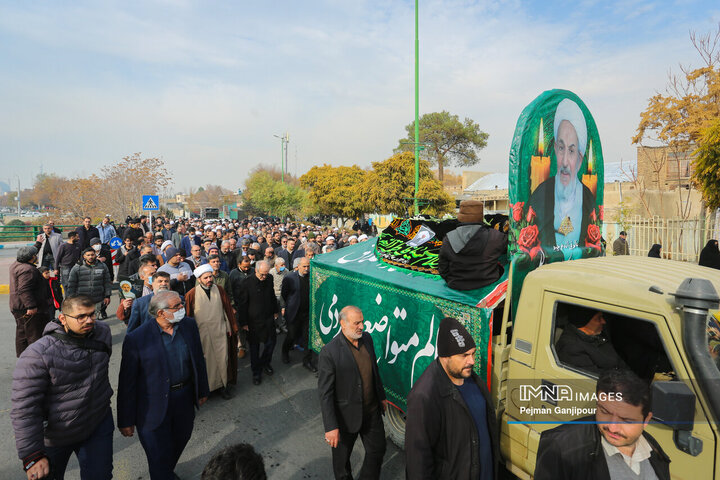 مراسم تشییع آیت‌الله عبدالجواد عبدالهی