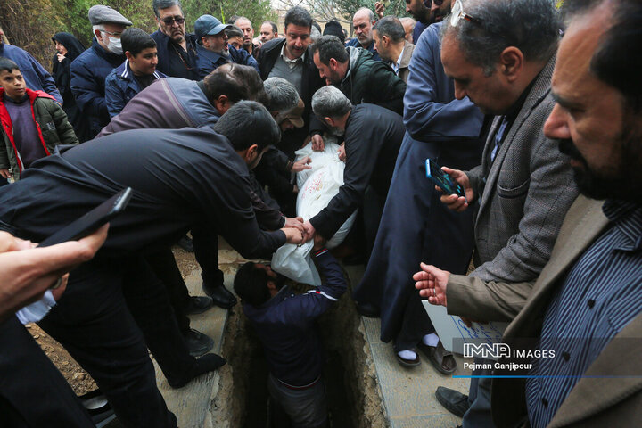 مراسم تشییع آیت‌الله عبدالجواد عبدالهی