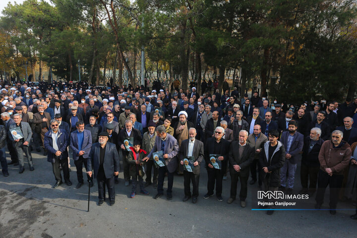 مراسم تشییع آیت‌الله عبدالجواد عبدالهی