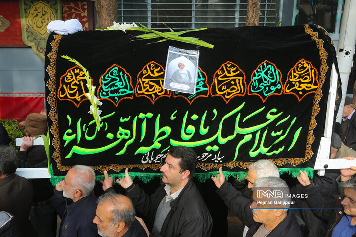 مراسم تشییع آیت‌الله عبدالجواد عبدالهی