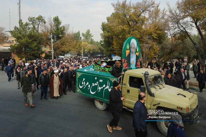 مراسم تشییع آیت‌الله عبدالجواد عبدالهی