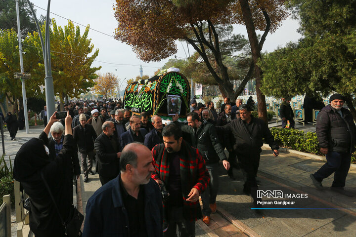 مراسم تشییع آیت‌الله عبدالجواد عبدالهی