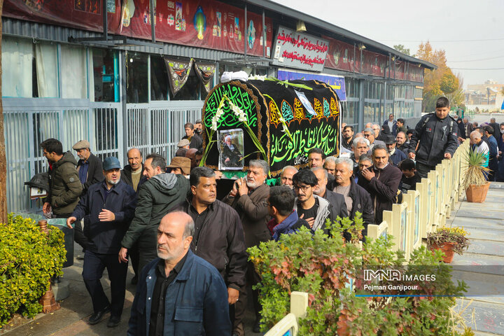 مراسم تشییع آیت‌الله عبدالجواد عبدالهی