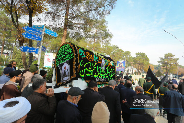 مراسم تشییع آیت‌الله عبدالجواد عبدالهی