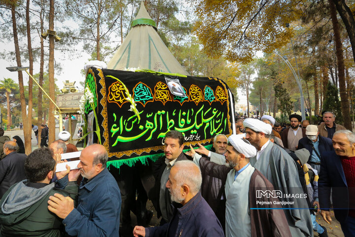 مراسم تشییع آیت‌الله عبدالجواد عبدالهی