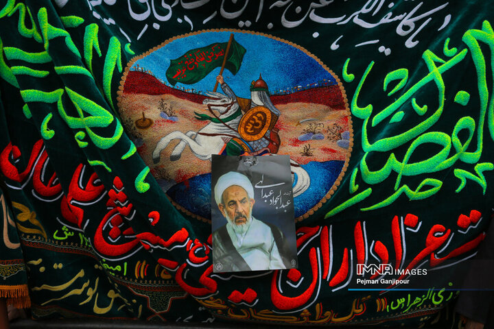 مراسم تشییع آیت‌الله عبدالجواد عبدالهی