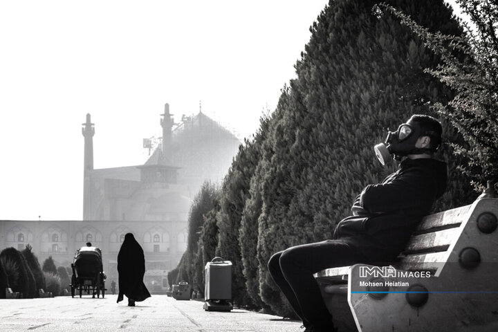 آلودگی هوای اصفهان امروز چهارشنبه ۱۹ آذر/ هشدار آلودگی در ۲۰ نقطه نصف جهان