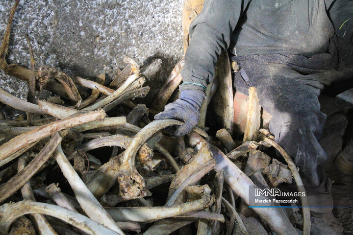 کارگاه آماده سازی استخوان خاتم‌کاری