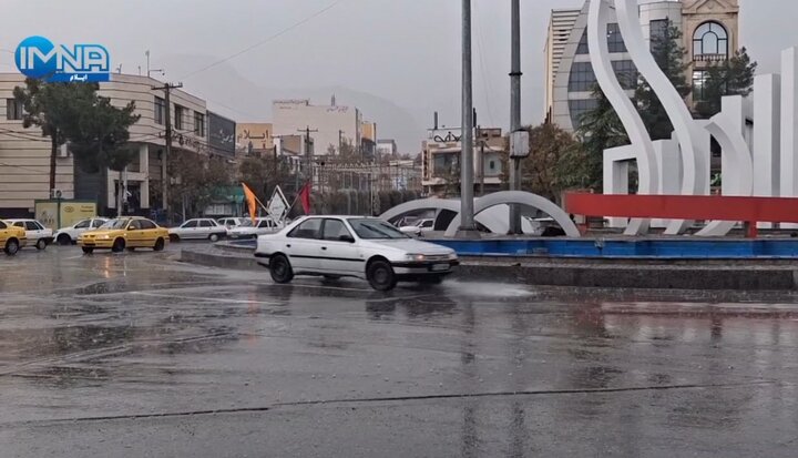 فیلم | بارش باران رحمت الهی بر دامان سرسبز عروس زاگرس