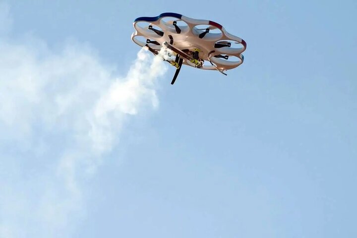 انجام دومین پرواز پهپادی بارورسازی ابرها در حوضه آبریز زاینده رود