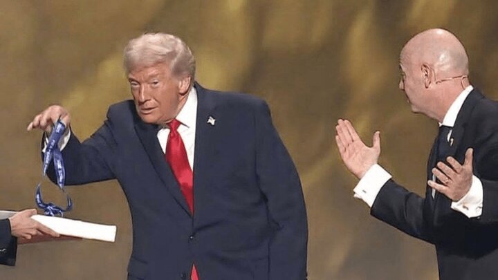 پس‌گرفتن جایزه صلح فیفا، کابوس ترامپ