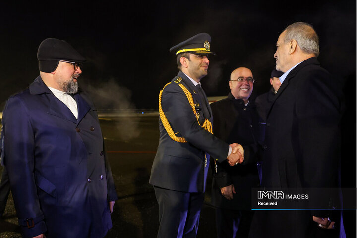 ورود رئیس جمهور به آستانه