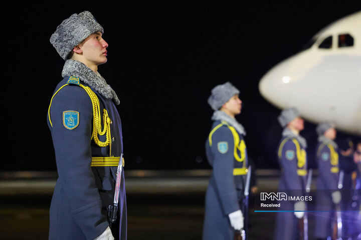 ورود رئیس جمهور به آستانه