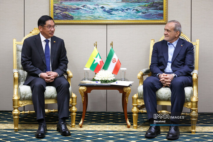 دیدار نخست وزیر میانمار با رئیس‌جمهور