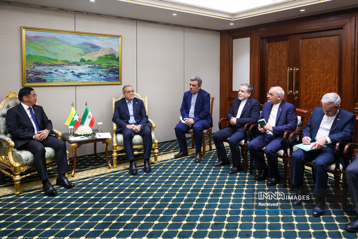 دیدار نخست وزیر میانمار با رئیس‌جمهور