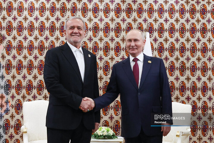 دیدار روسای جمهور ایران و روسیه