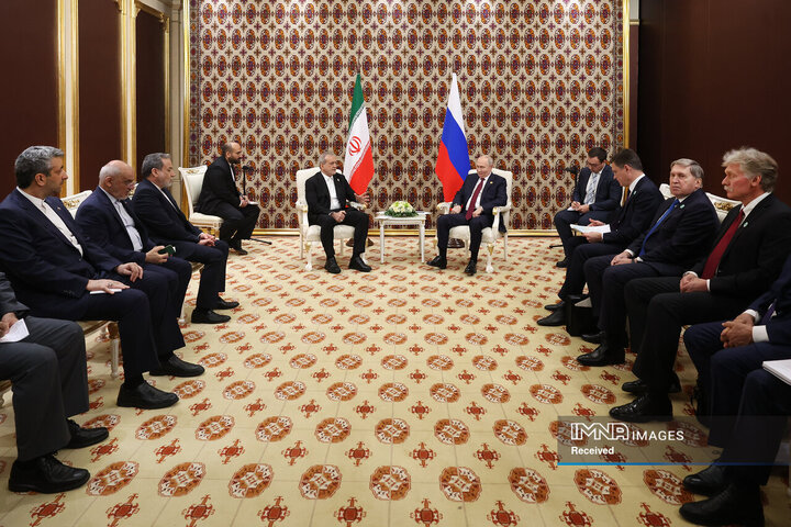 دیدار روسای جمهور ایران و روسیه