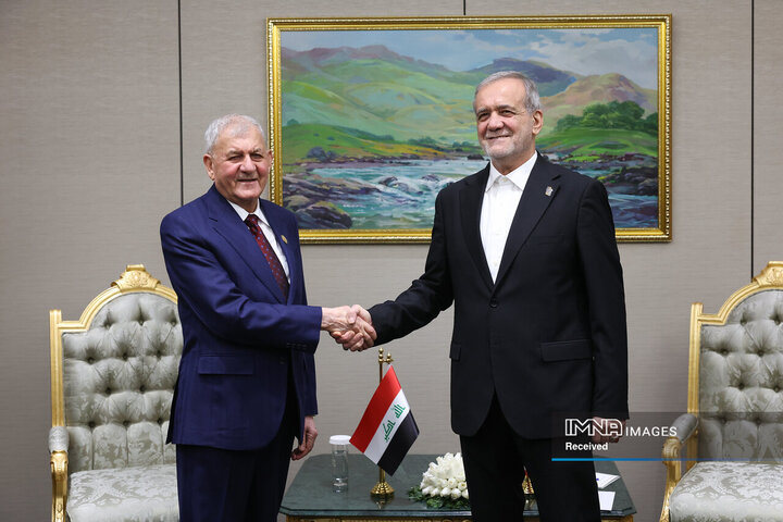 دیدار روسای جمهور ایران و عراق