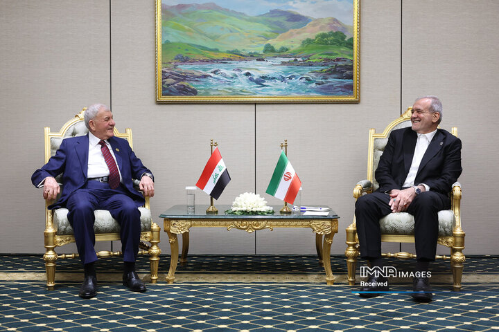 دیدار روسای جمهور ایران و عراق