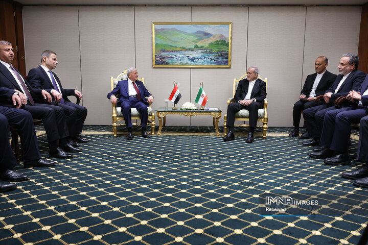 دیدار روسای جمهور ایران و عراق