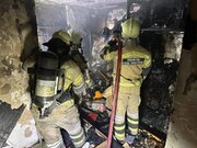 وقوع آتش‌سوزی حوالی لاله‌زار تهران + جزئیات