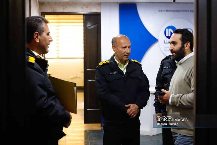 حضور رئیس پلیس مبارزه با مواد مخدر استان اصفهان در خبرگزاری ایمنا