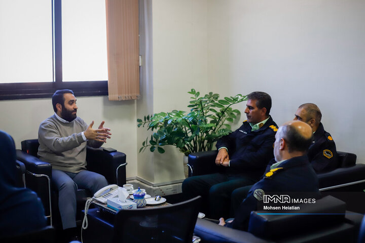 حضور رئیس پلیس مبارزه با مواد مخدر استان اصفهان در خبرگزاری ایمنا