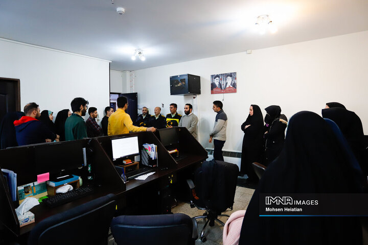 حضور رئیس پلیس مبارزه با مواد مخدر استان اصفهان در خبرگزاری ایمنا